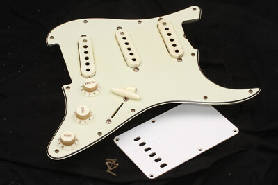 NOS style Aged 62' style Strat  Green Guard Assembly with Real Nylon Parts