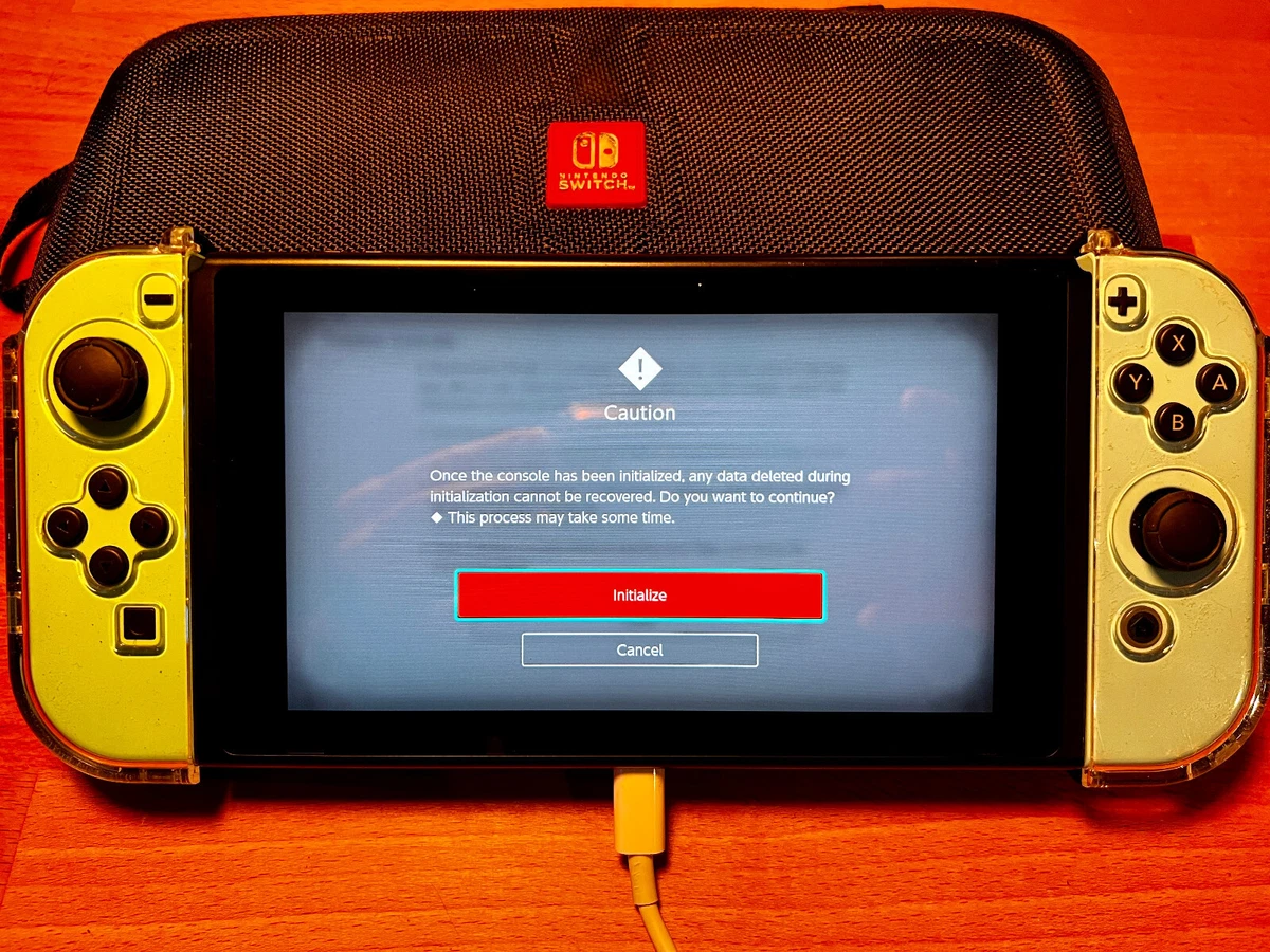 Nintendo Switch HAC 001 01 Animal Crossing Edition Console Joy Cons only