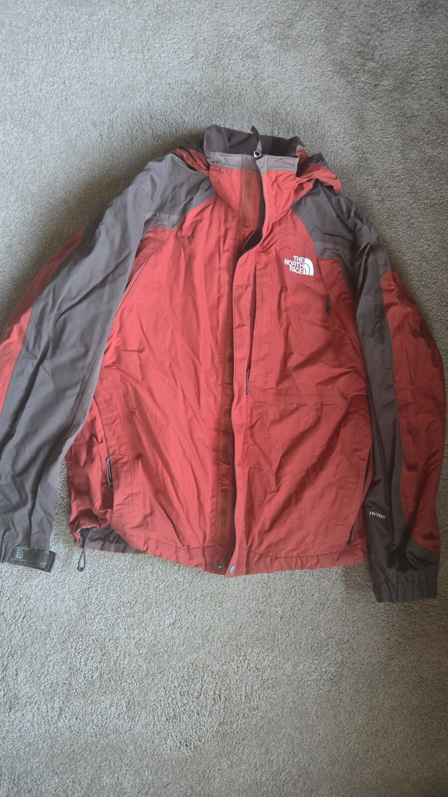 NORTH FACE JACKET ORANGE MEDIUM 2005 - image 2