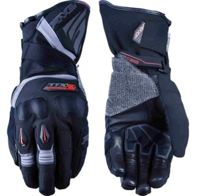 FIVE TFX2 WP schwarz-grau Motorradhandschuhe CE wasserdicht Gr. XL
