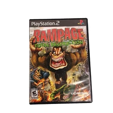 Rampage: Total Destruction Sony PlayStation 2 PS2 Game With Case and Manual