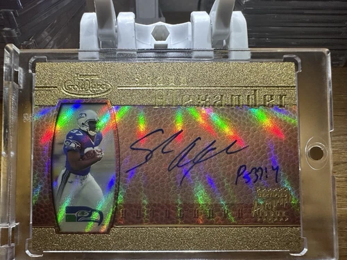 Shaun Alexander 2000 Topps Gold Label Certified ON‑CARD Auto Rookie RC Seahawks