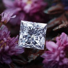 2.00 Ct Princess Cut Lab Grown Loose Diamond Natural D Color VVS1 Certified