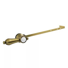 Heirloom Universal Front or Side Mount Toilet Tank Lever in Antique Brass