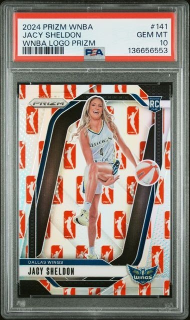 💎 2024 Prizm WNBA Jacy Sheldon WNBA Logo Prizm Rookie #141 PSA 10 GEM MINT