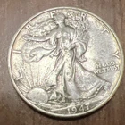1947 Walking Liberty Half Dollar Silver Actual coin Good For Collection
