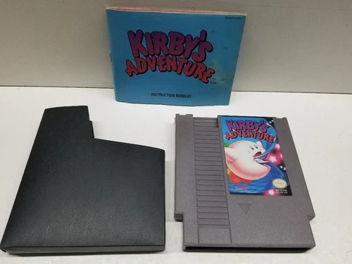 Kirby’s Adventure (1993) - Nintendo NES  w/ Manual - Authentic