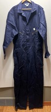 Vintage Berco Coveralls 48-T Blue Workwear Made in USA Jumpsuit NOS