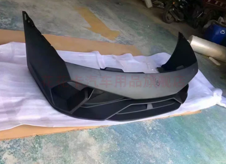 Parachoques delantero de fibra de carbono real red media inferior para Lamborghini Gallardo 04-2012 Foto 3 de 4