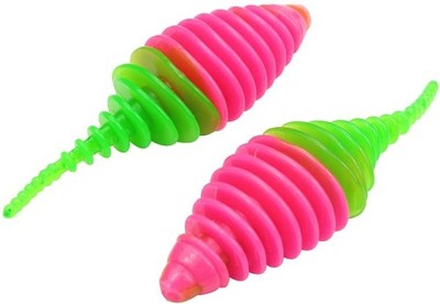 FTM Omura Baits Pongo Junior - Gummikoder für Forellen Knoblauch und Krill 4,5cm