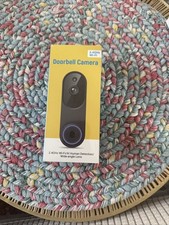 Wi-fi 2.4Hz Doorbell Camera with AI Human Detection  Night Vision New Damaged B