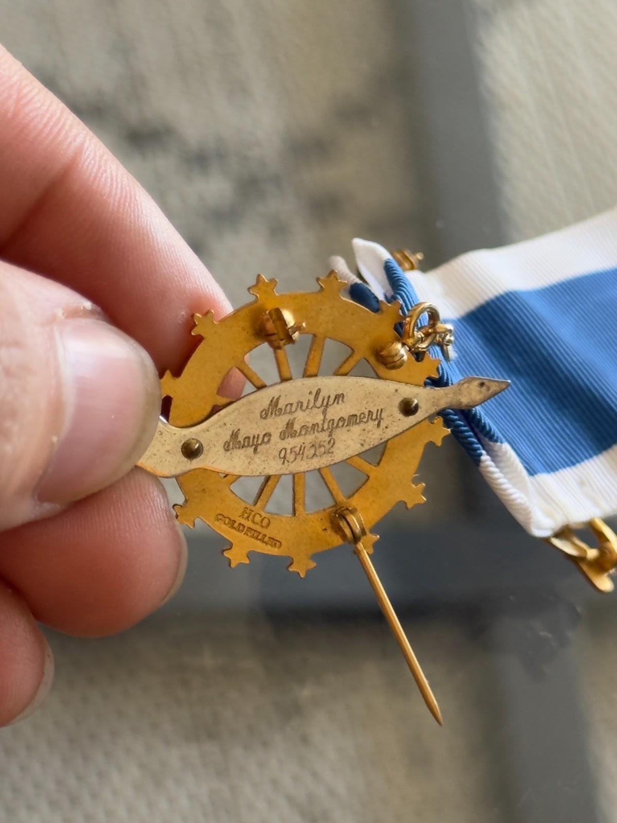 DAR Daughters of the American Revolution Ribbon Medal Pins Cerritos ...
