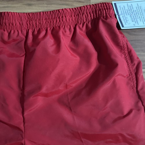 Vintage Weekender Nylon Swim Trunks Mens Large Red 90s Beach Shorts Made USA - Picture 6 of 20