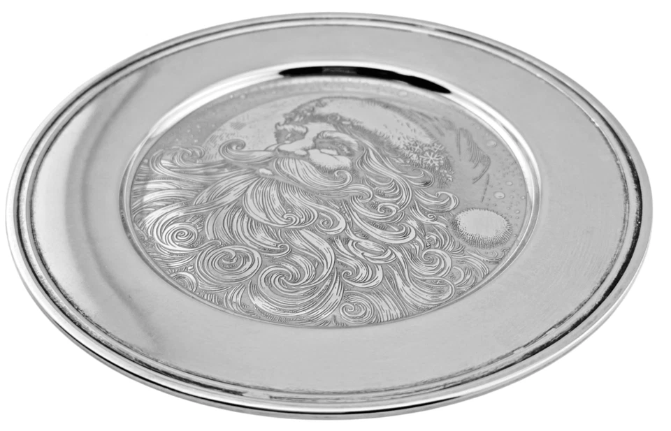 Plata de ley Alvin - Plato de Santa - por Adamo Metals Foto 2 de 4