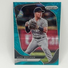 2020 Panini Prizm Teal Prizm Alex Bregman #188 HOU