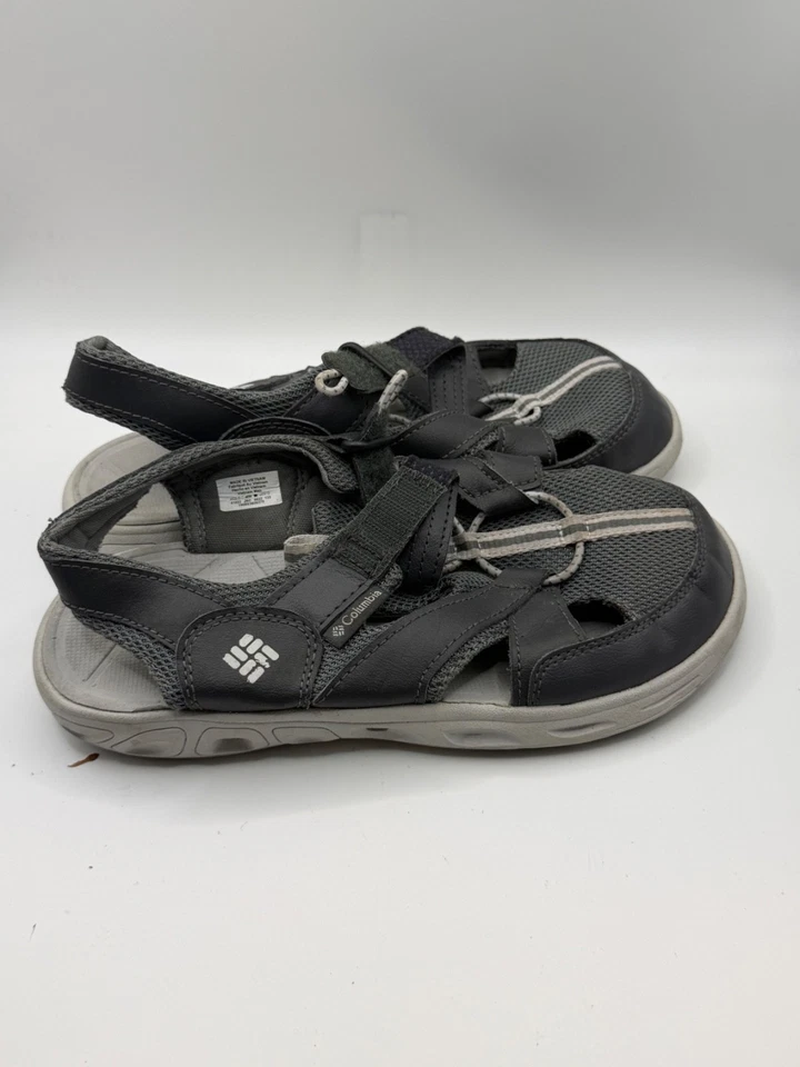 Columbia Techsun Wave Sandalias Deportivas Niños Jóvenes 5 Gris Trail Agua Zapatos BY2082 Foto 3 de 4