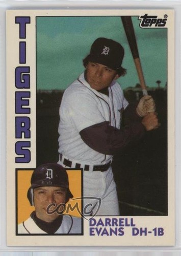 Darrell Evans #36T 1984 Topps Traded Tiffany card