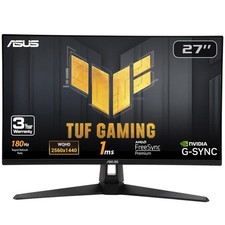 ASUS TUF Gaming 27" 2K QHD Monitor FreeSync Premium G-SYNC Swivel Tilt Stand