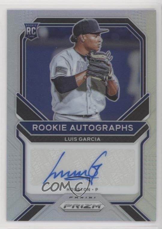 2021 Panini Prizm Rookie Silver Prizm Luis Garcia #RA-LUG Auto RC 1cx3