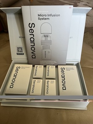 Seranova Anti-Aging Microneedling Infusion Kit w/ Device, Heads & Serum