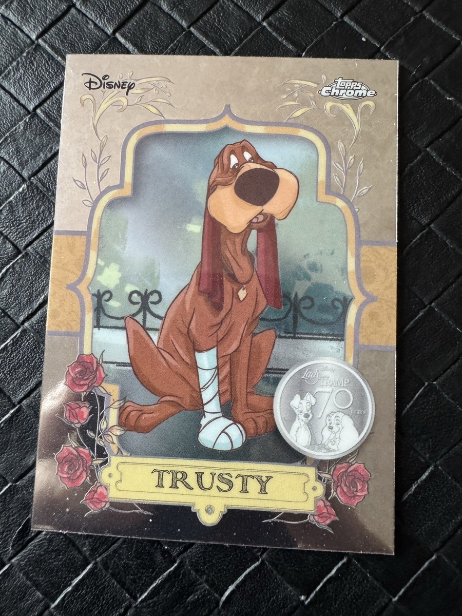 2025 Topps Chrome Disney Trusty Lady and the Tramp 70th