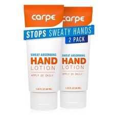 Carpe Sweat Absorbing Hand Lotion Pack of 2 , A 1.35 Fl Oz 2