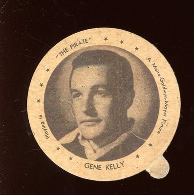1947 F5-13 Dixie Lids Movie Stars #15 Gene Kelly VG