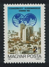 Tenth World Trade Unions Federation Congress Havana Hungary 1982 MNH SG#3419