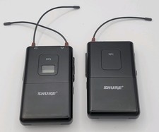 Shure Wireless Transmitter  Receiver Body Pack Set  FP1 G4  FP5 G4 470-494MHz
