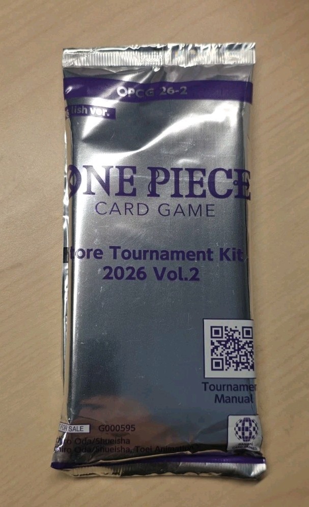 Juego de Cartas de Una Pieza Tienda Torneo Kit 2026 Vol 2 OPCG 26 Inglés Sellado