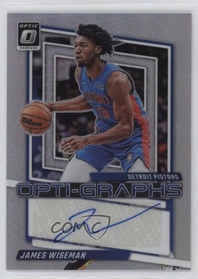 2023-24 Panini Donruss Optic Opti-Graphs James Wiseman #OG-WIS Auto 1ow5