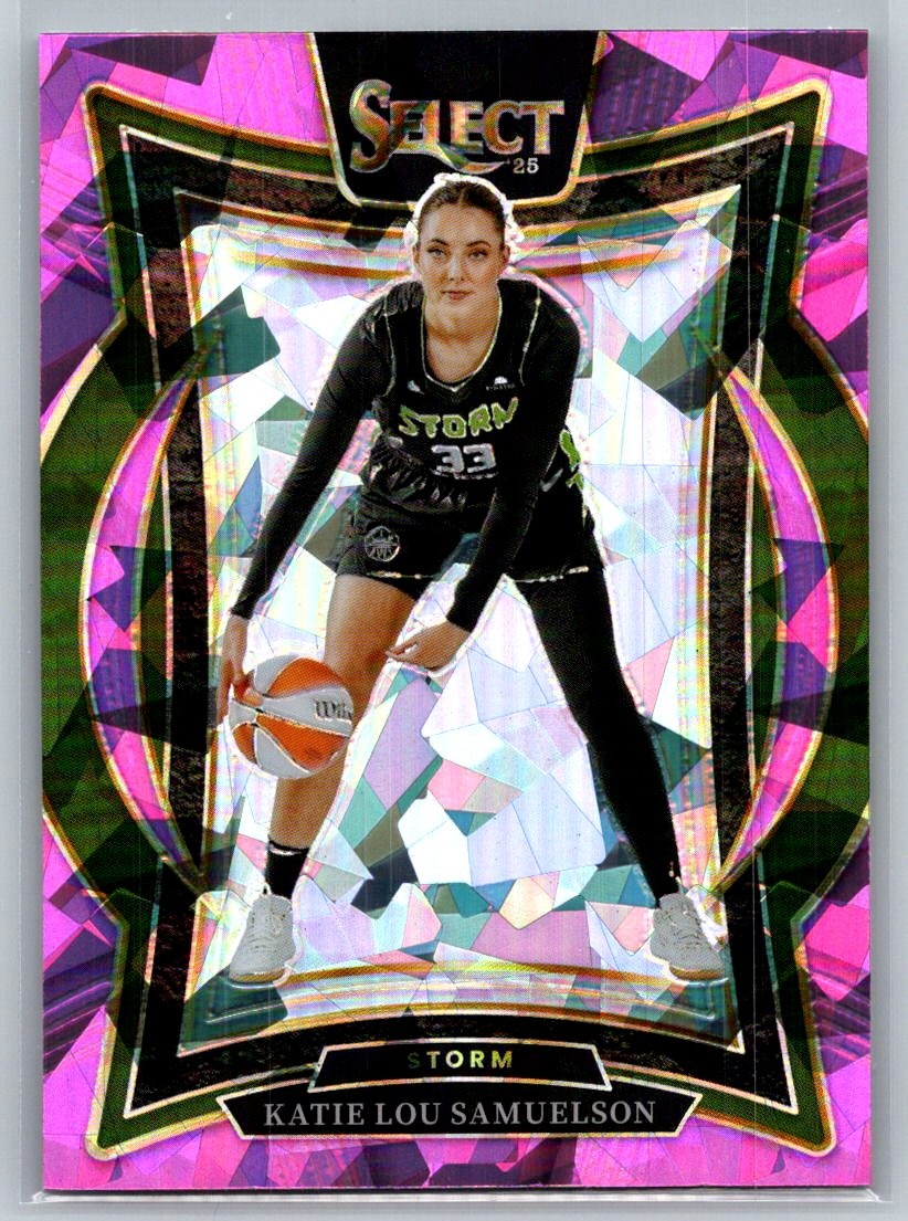2025 Panini Select WNBA #53 Katie Lou Samuelson Pink Ice Prizms