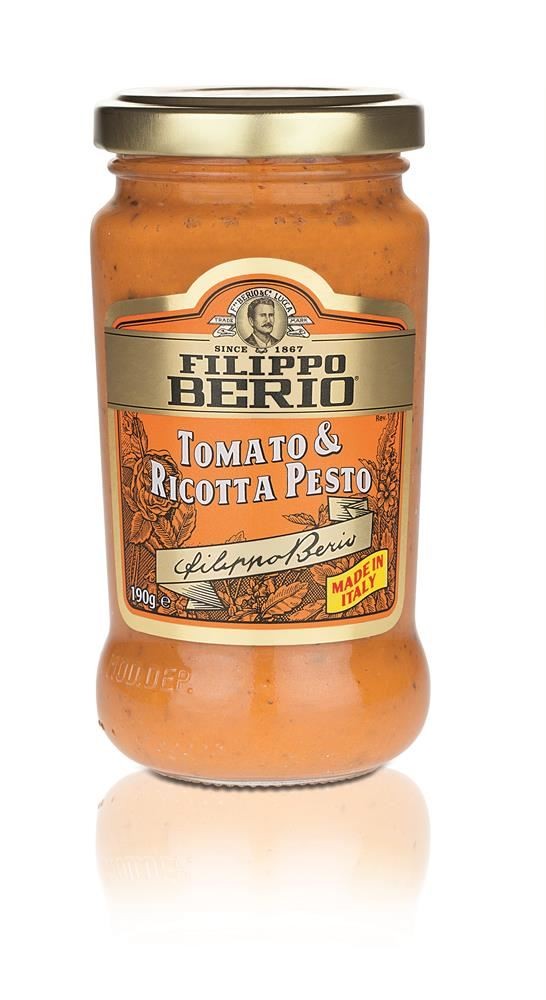 Filippo Berio Tomato & Ricotta Pesto 190g - 2 Pack