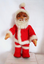 Vintage Steiff Santa Claus  731 from 1953 Missing Tag  Button 8"
