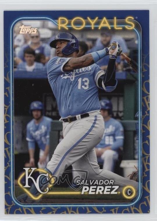 2024 Topps Series 1 Team Color Border Salvador Perez #24 v9t