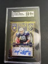 2023 Panini Limited Daryl Johnston Ring of Honor Auto 58/99 Cowboys SGC 9 SP