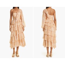 Ulla Johnson Hazel Gown in Magnolia Floral Print One Shoulder 8 NEW