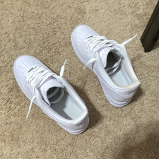 Nike Air Force 1 Low Mens Low-Top Lace-Up Whi...