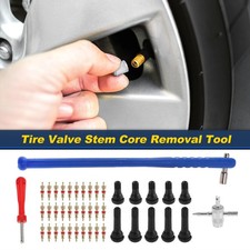 Tire Valve Stem Puller Set Silver Tone Puller...