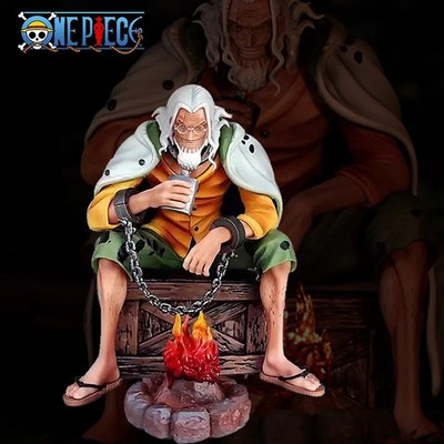2026 One Piece Silvers Rayleigh Action Figure PVC Statue Home Collection Toy Gif