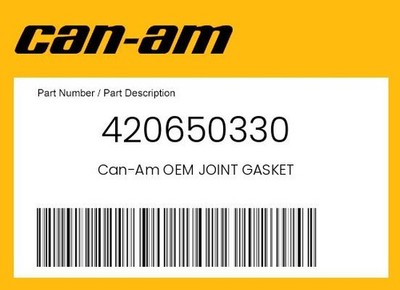Can-Am Genuine Joint Gasket - 420650330