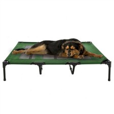 XL Dog Bed Indoor Outdoor Raised Elevated Cot and Travel Case 48 x 35 In