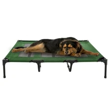 XL Dog Bed Indoor Outdoor Raised Elevated Cot and Travel Case 48 x 35 In