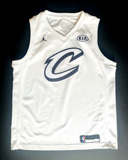Nike LeBron James 2018 All-Star Game Cavaliers Youth Large White Jordan Jersey 