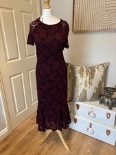 Roman Floral Print Lace Dress Size 12 Rrp £48