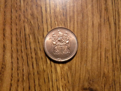 RHODESIA 1/2 CENT 1970 COIN (1196)