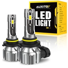 AUXITO 9006 HB4 LED Headlights Low Beam Bulbs 50000LM Brighter 6500K Xenon White