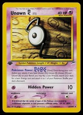 Pokemon Card - Unown [G] Neo Destiny 27/105 1st Edition Rare on eBay