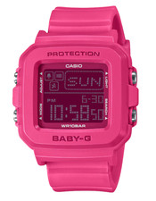 Casio G-Shock Baby-G Digital Watch Pink Resin BGD-10K-4
