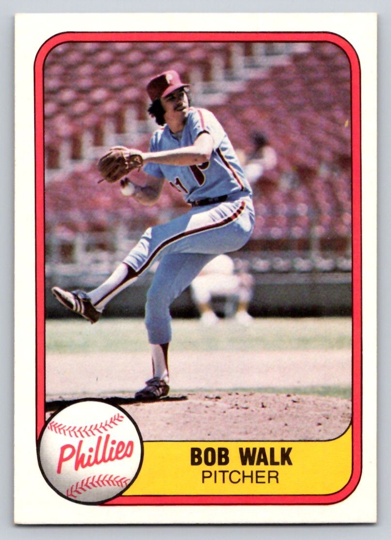 1981 Fleer - Bob Walk #14 (RC)